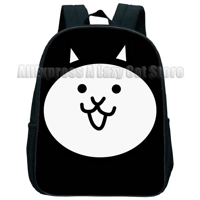 Mochila De felpa The Battle Cats para niños, juego de dibujos animados, Bolsa Escolar para jardín de infantes, regalo para bebés, niños y niñas