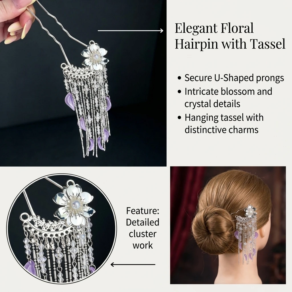 Forcine per capelli in stile c - Hanbok Hair Pin recensione e prezzo