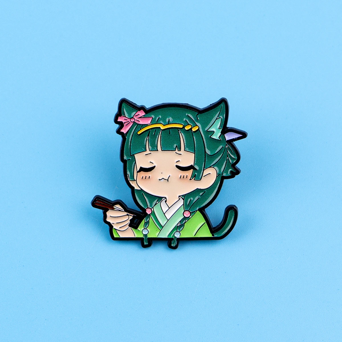 

Anime Healing Girl Enamel Pin Japanese Character Brooches Lapel Pins for Backpacks Jeans Brooches Adorn Jewelry Accessories Gift