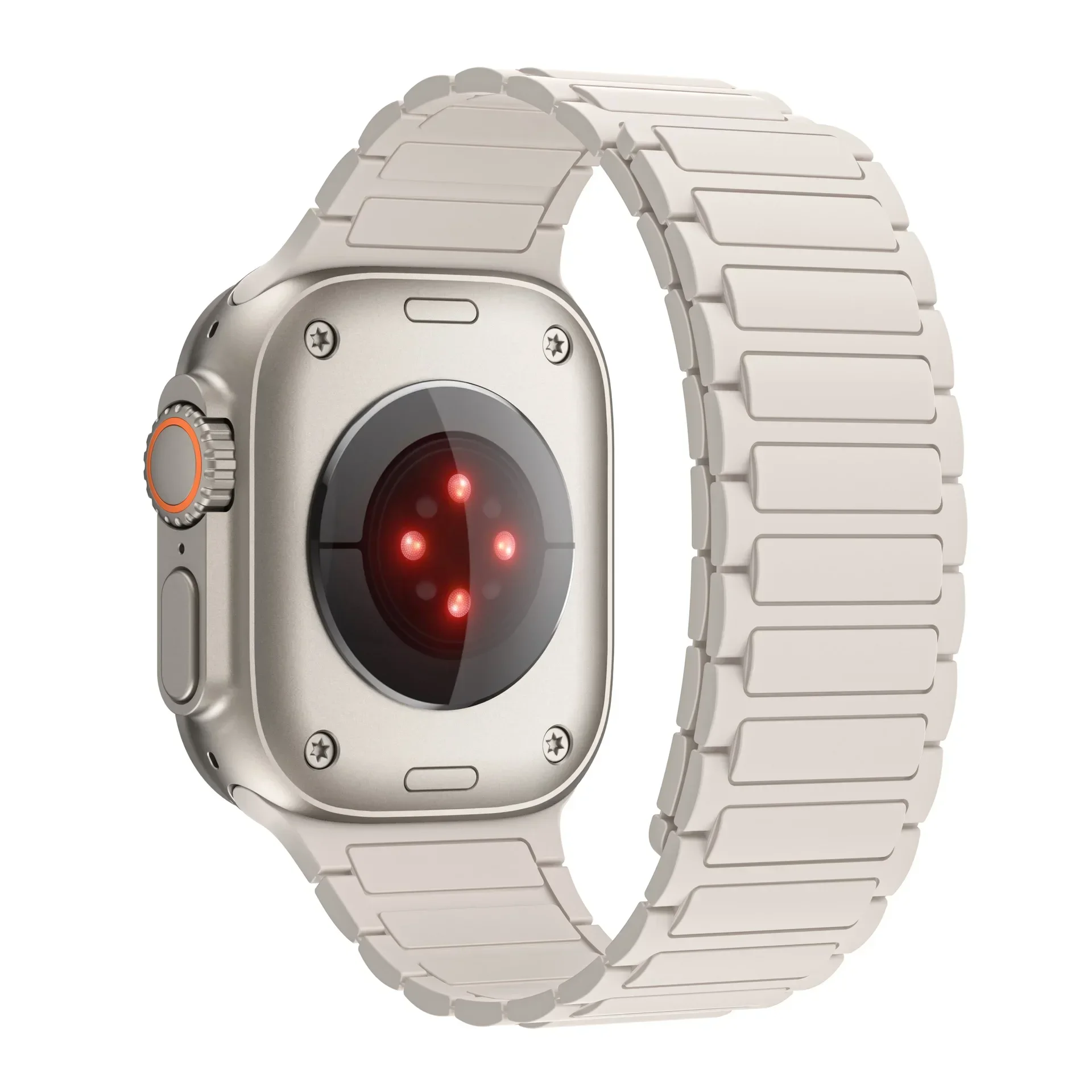 Magnetic Silicone Band for Apple Watch Band Ultra 3 49mm 11 10 46mm 42mm Bracelet iWatch 9 8 7 6 5 SE 45mm 41mm 44mm 40mm Band