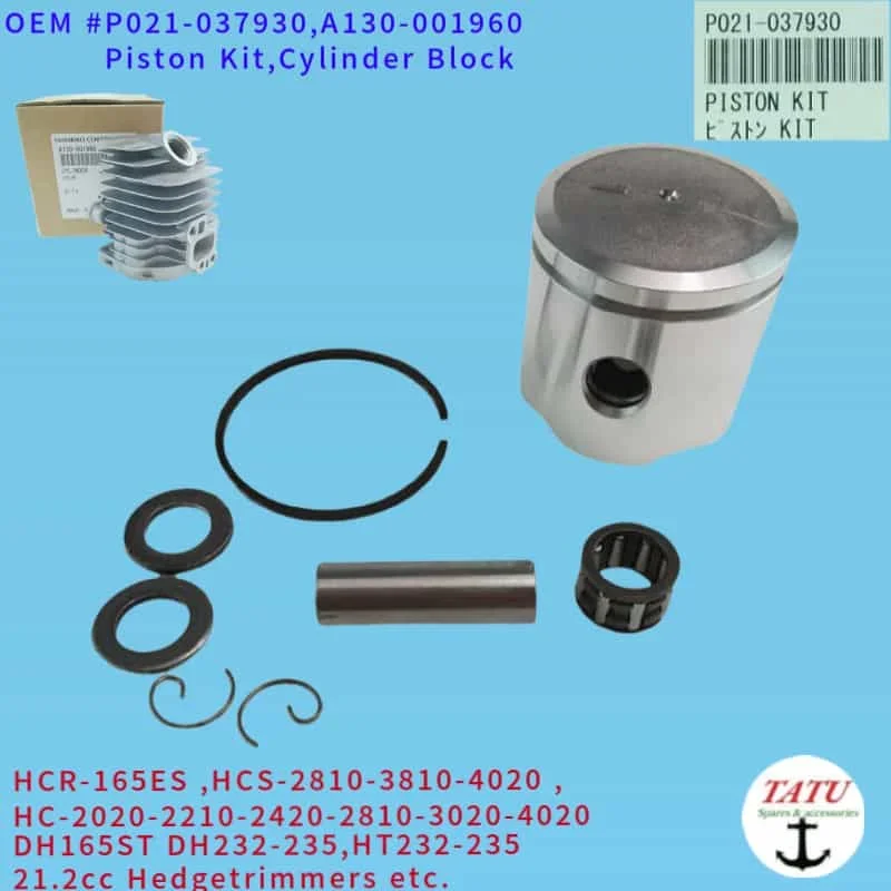 HCR-165ES PISTON KIT 32MM P021037930 FOR ECHO HC HCS2810 3810 4020 2020 2210 2420  SHINDAIWA DT165 232 235 CYLINDER P130001960