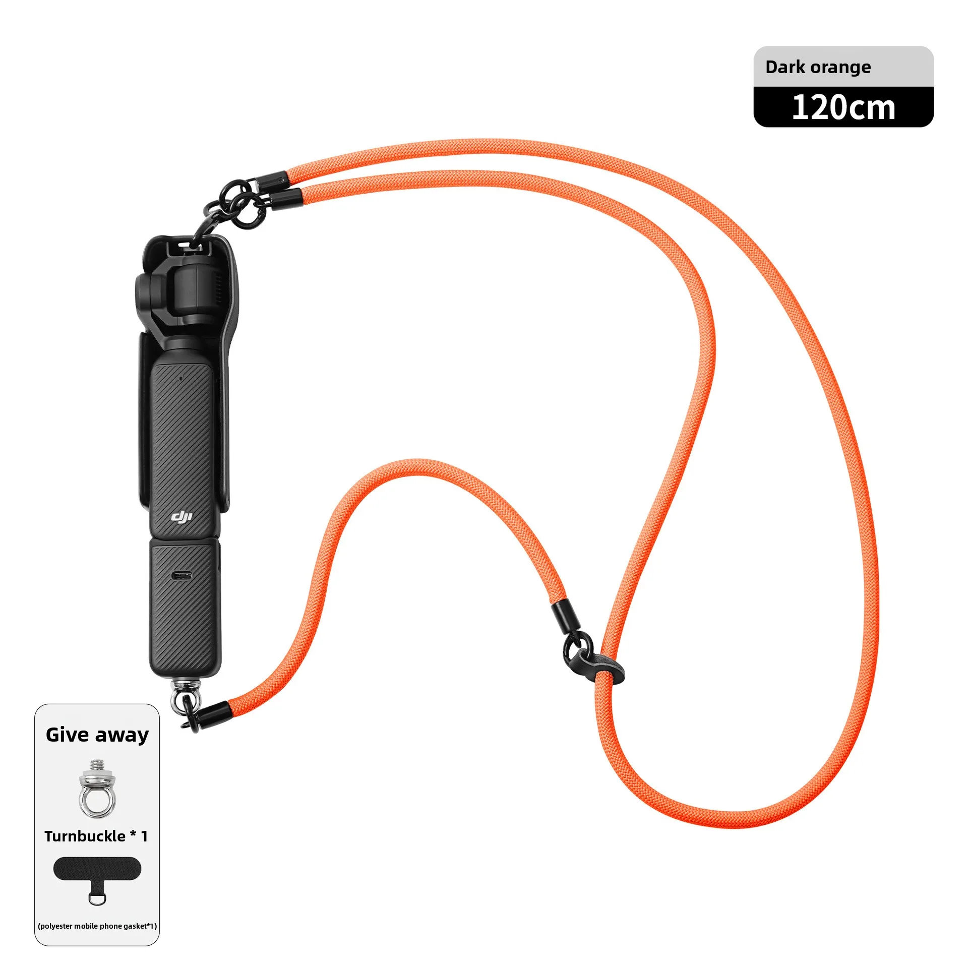 Anti-lost Crossbody Hand Strap Fit DJI Pocket4 P3, Detachable Portable Protective Rope Camera Hang Chain Accessory