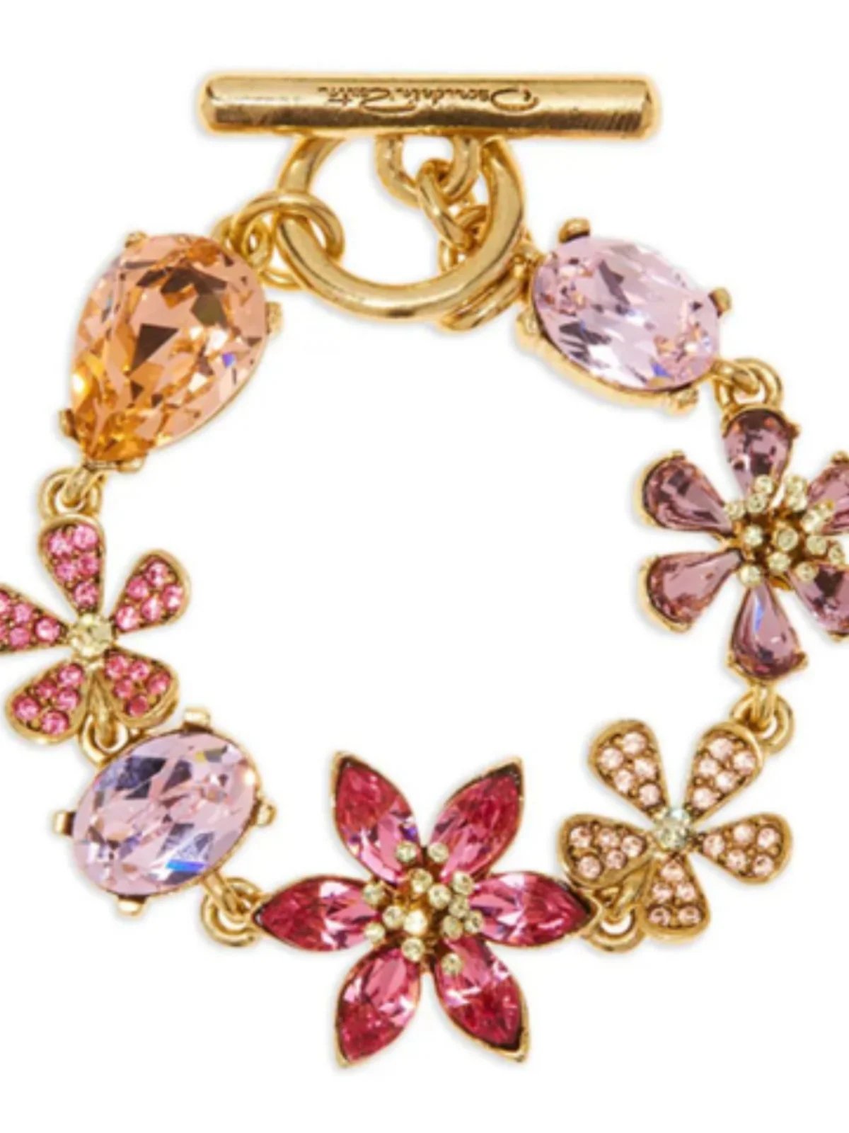 pulseira europeia e americana retro de flores de cristal design de interesse especial alta qualidade novo comercio exterior 01