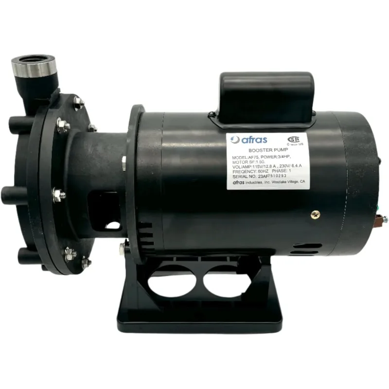 

Бустерный насос для бассейна мощностью 3/4 л.с. 1320 галлонов в час. Максимальная эффективность очистки для автоматических очистителей бассейна высокого давления. | Модель