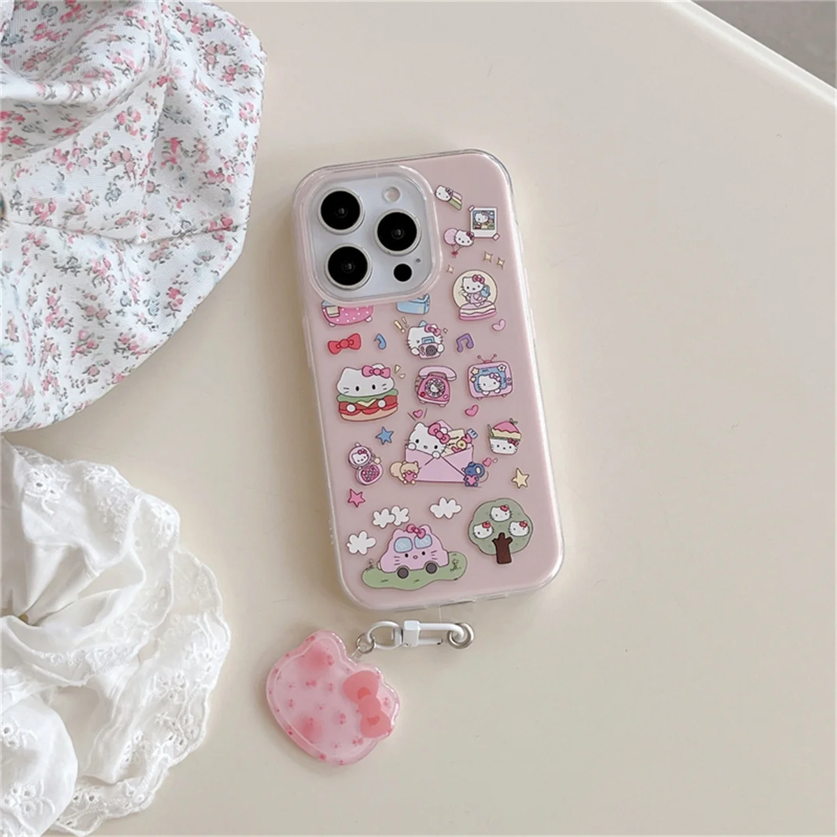 

The new super cute cartoon pudding dog Phone Case For iPhone 16 15 14 13 Pro Max fundas case Protective cover 16 16promax