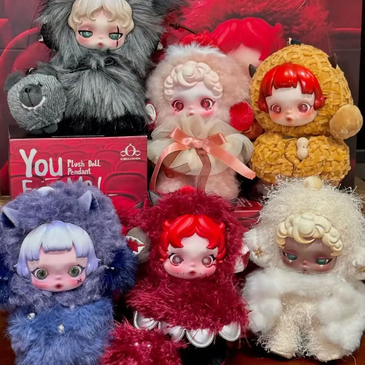 

Genuine In Stock Popmart Bubble Mart Skullpanda Sleepless Theater Series Figures Blind Box Decorations Holiday Gifts