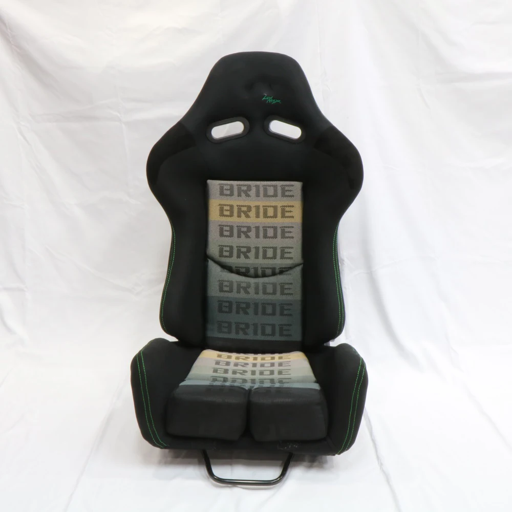 VELOT illest Racing Seat Black Suede Universal Car Sport Seat - High Back Design, Side Bolsters