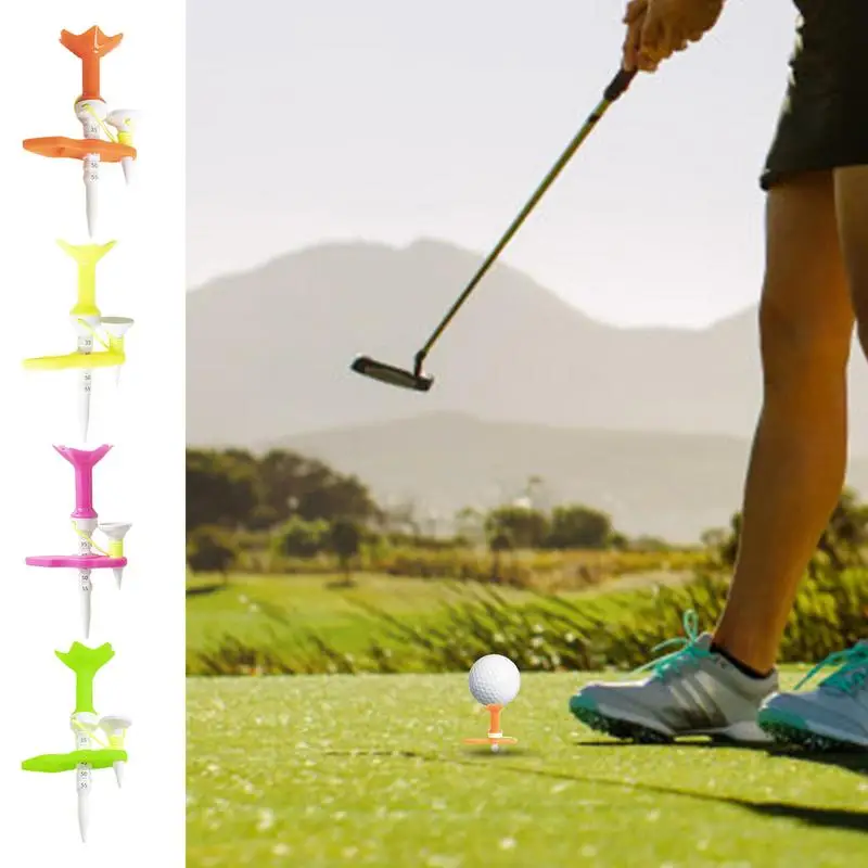 

Adjustable Height Golf Tee Multifunction Golf Tee Small Golf Tees Holder for Golf Practice Training Kids Golf training supplies