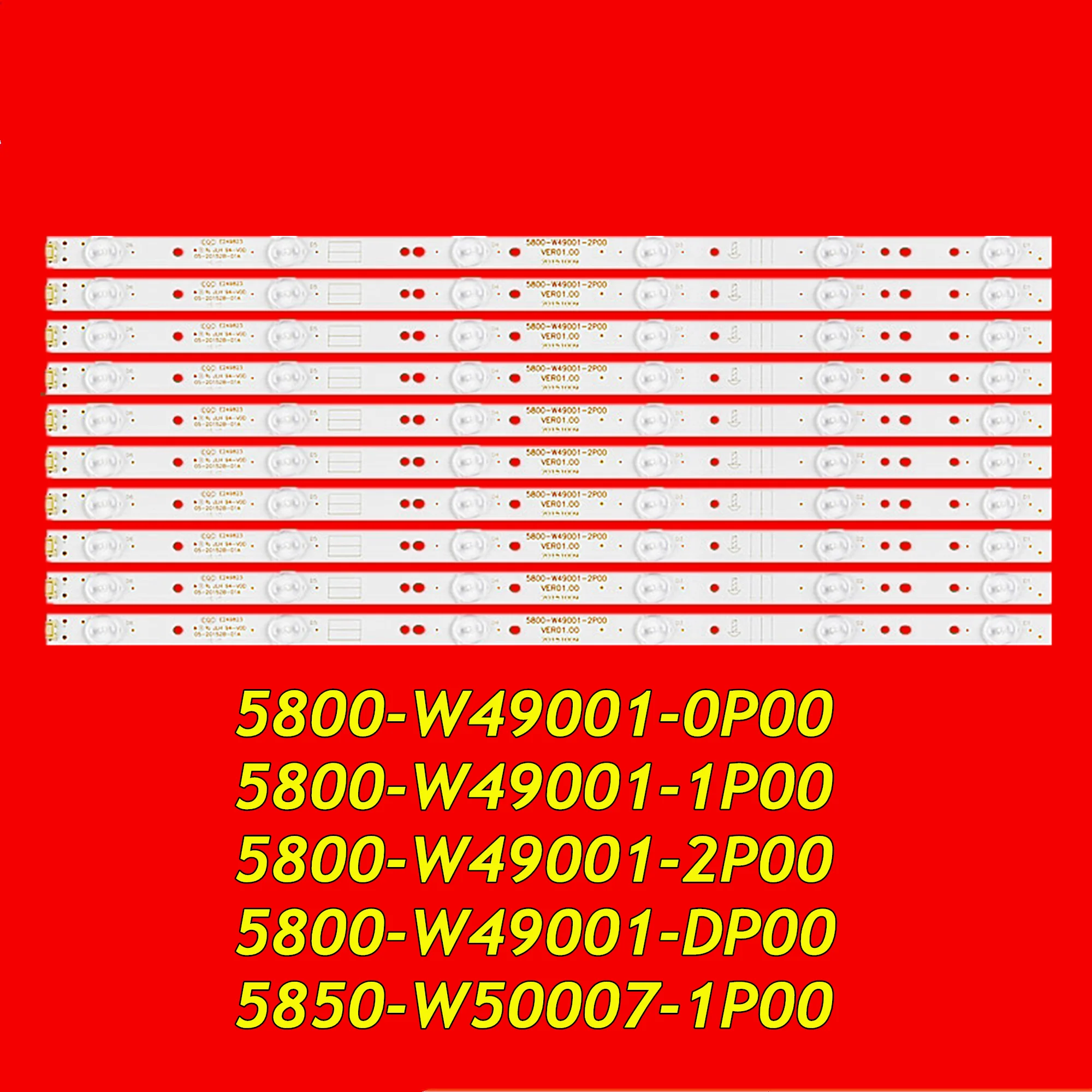 LED Backlight For 49D9 49M6 49X5 49M6E 49E3000 49E3500 49E350E 49E361S 49E366W 49E5ERS 49E6000 49E600E 49E6080 5800-W49001-0P00