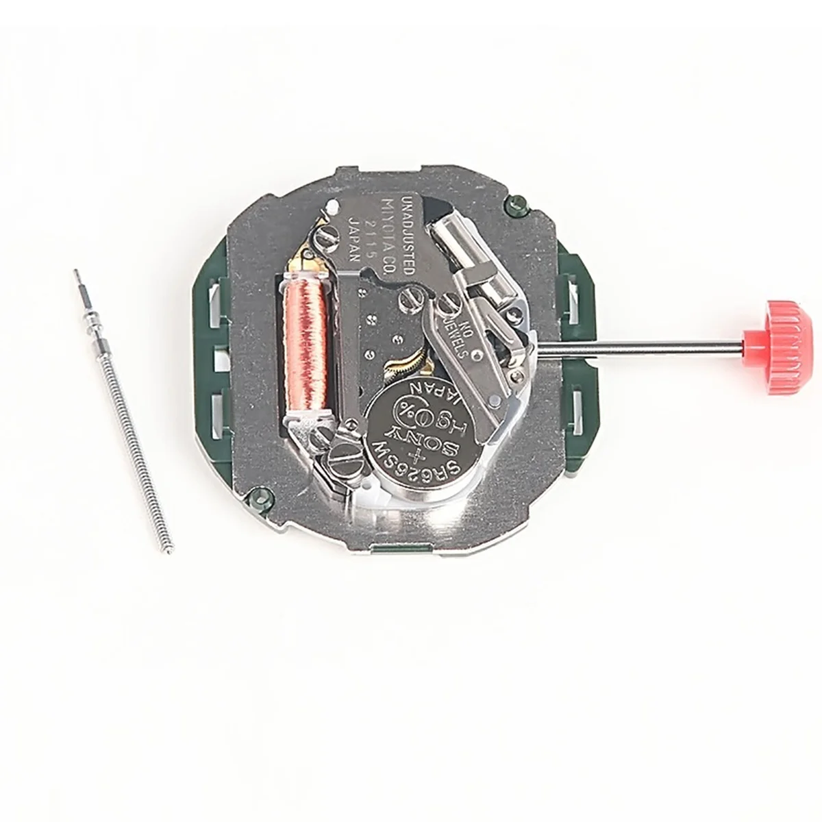 2115 Movement with Handle+Battery 2035 Men'S Single Calendar Three-Point Electronic Quartz Watch Movement Replacement