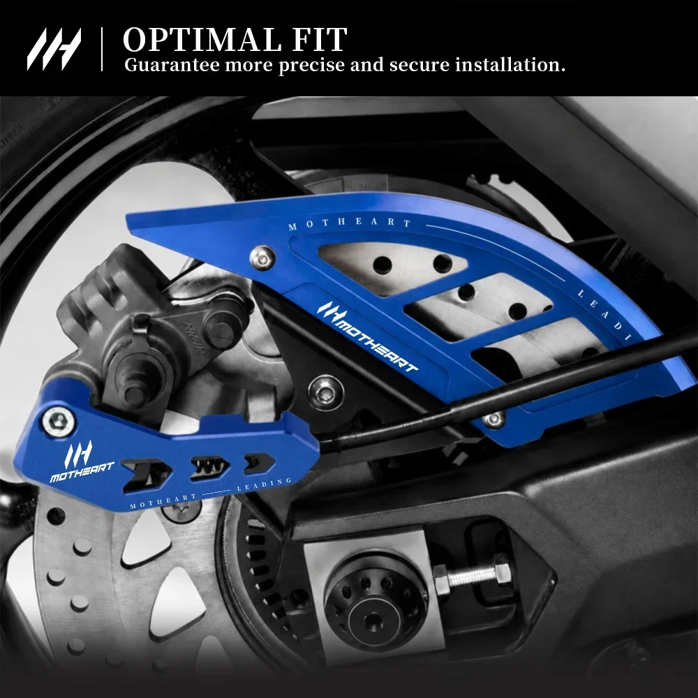 Rear Brake Disc & Caliper Protection Kit For TMAX 560 TechMAX 20‑26 530SX 17‑19 CNC Aluminum Brake System Guard Accessories