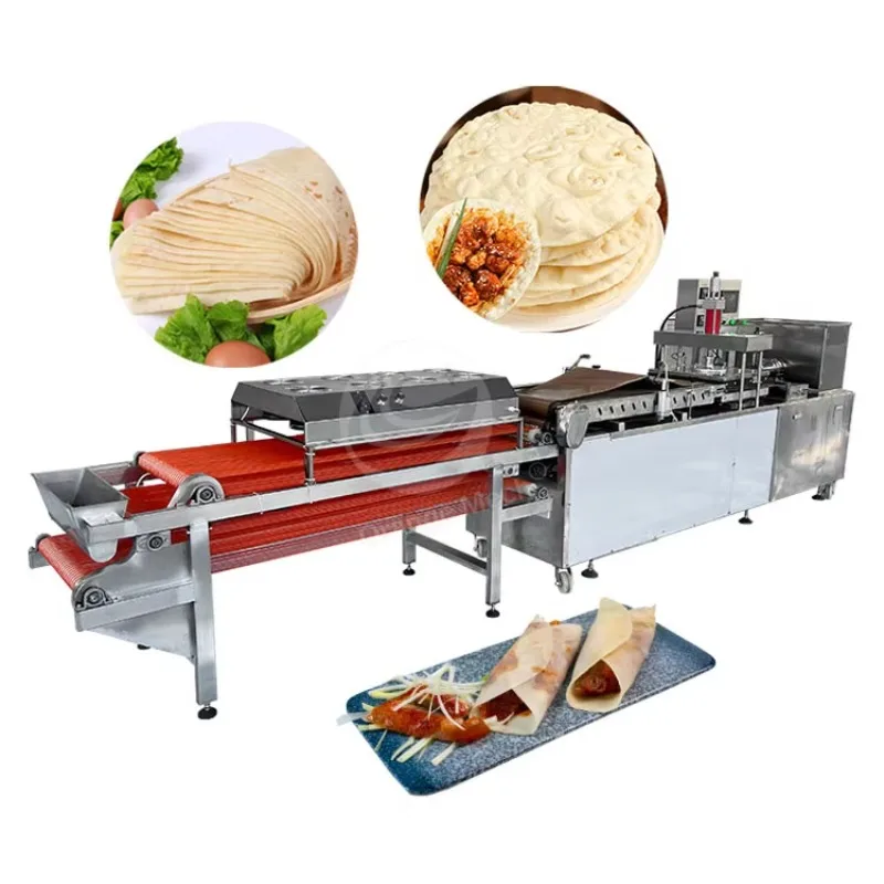 

Fully Automatic Mexican Style Corn Tortilla Baking Machine Commercial Roti Make Machine for Restaurant