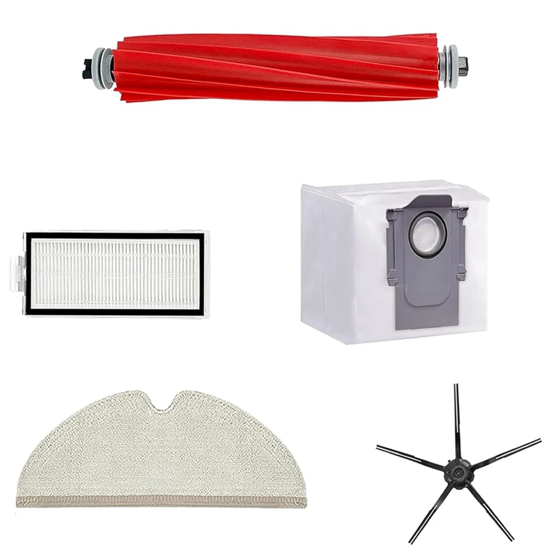 For Roborock Q7 Q7+ Q7 Max Q7 Max+ Vacuum Cleaner Main Side Brush Hepa Filter Mop Cloth Dust Bag Replacement Parts