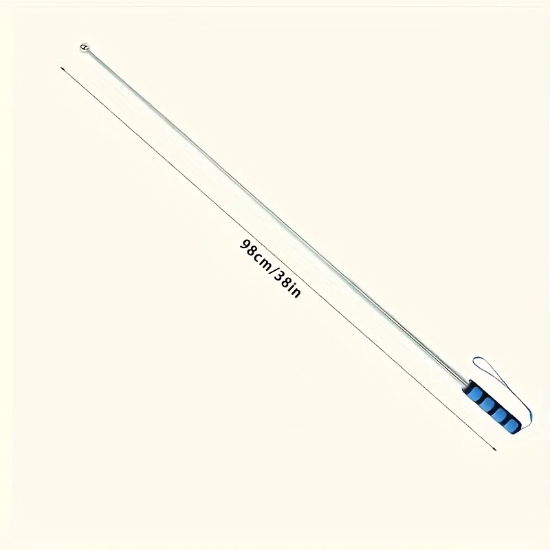 Hollowing Drum Hammer Sound Detection Folding Stick, Thickened Telescopic Rod for House Decoration Inspection