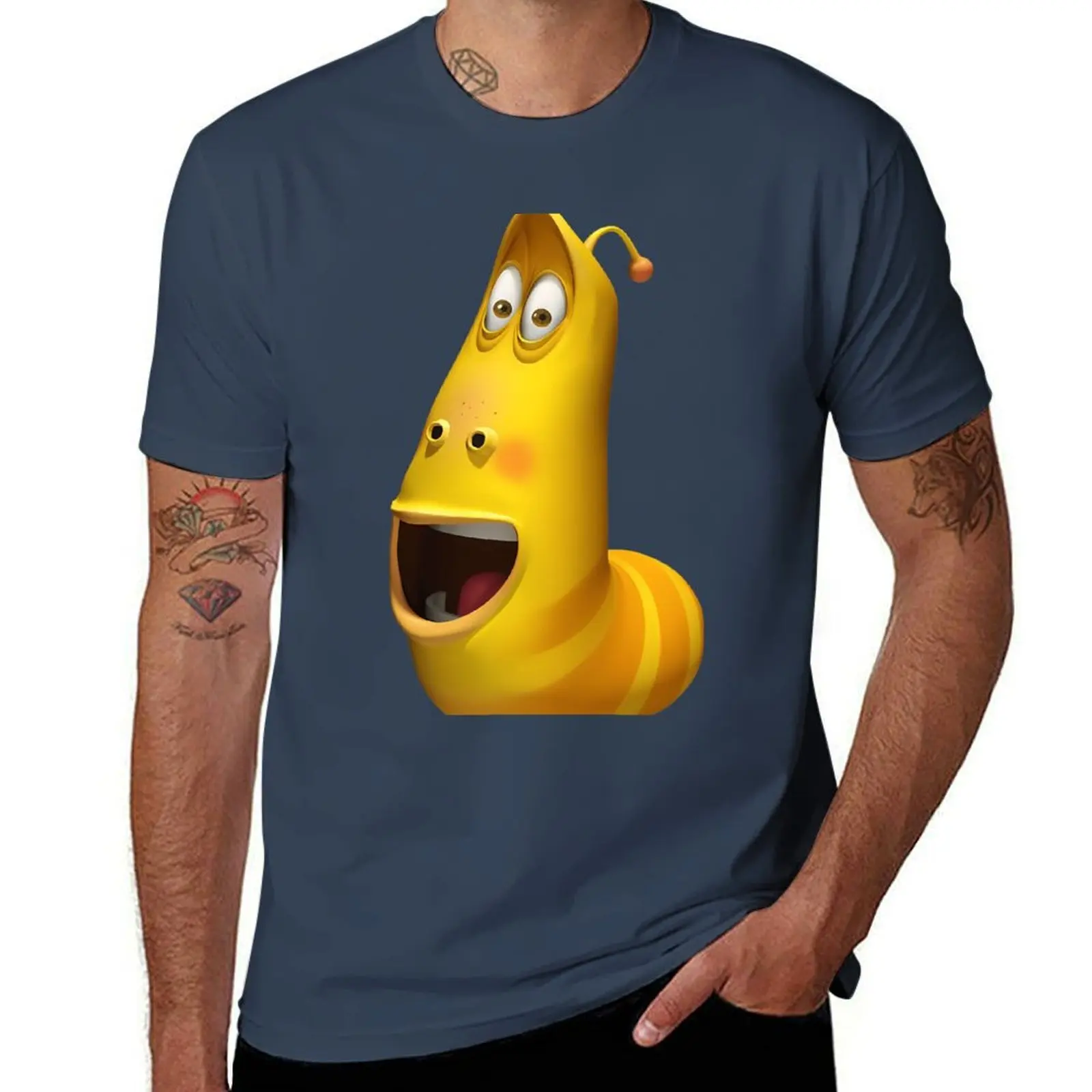 

Fourpa New Red Yellow Larva also known as Larvae TV Animation 2020 T-Shirt men t shirt cotton 100% T-Shirt