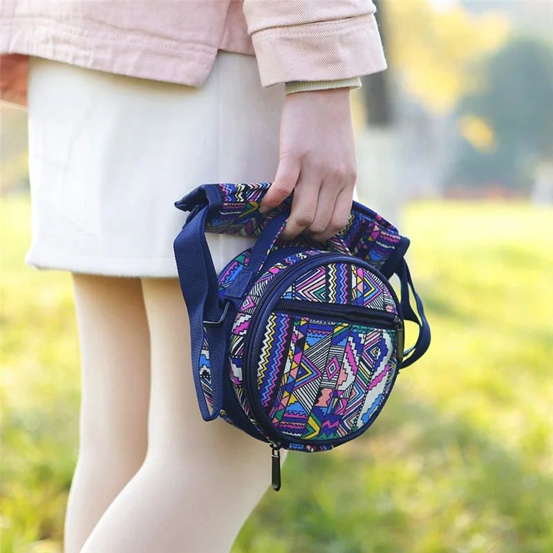 5.5인치 스틸 텅 드럼 백, 에테르 드럼 백, 핸드팬 드럼, 산스크리트 드럼 백, 핸드 숄더 백 쉬운 설치 사용하기 쉬운