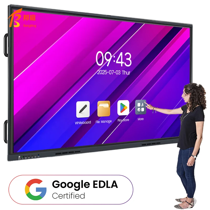 Großhandel Smart TV Multi-Point LCD-Monitore All-in-One Infrarot-Touchscreen 65 75 Zoll Interaktive Displays für Schulen