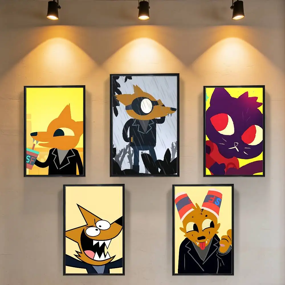 

Gregg Lee Mae Borowski NITW Poster Prints Wall Art Painting Picture Gift Living Room Bar Restaurant Dec Sticker Large