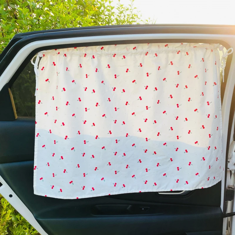 

Car Curtain Suction Cup Sunshade With Cute Cartoon Pattern For Summer Insulation Sun Protection Privacy Curtains