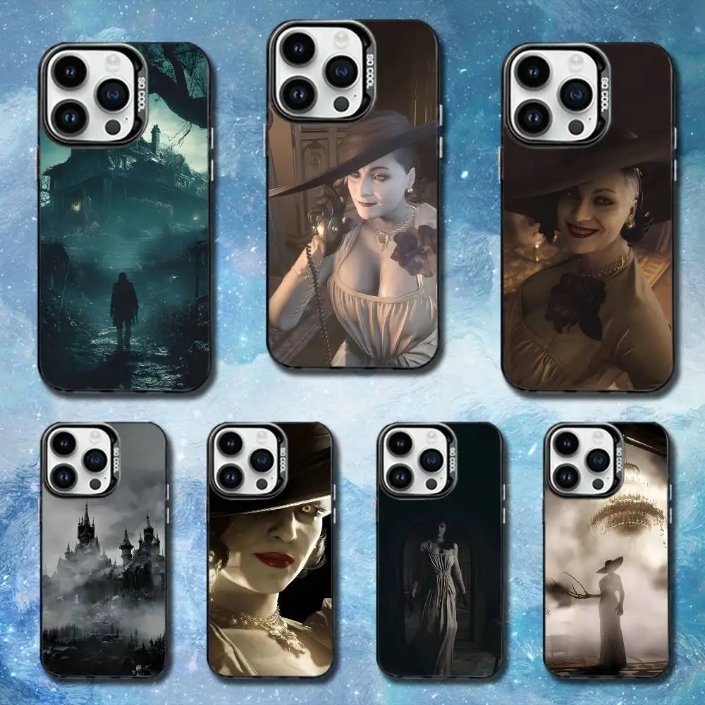 

Game R-Residentes E-Evil Phone Case For iPhone 11,12,13,16,14,15,Mini,Pro,XS,MAX Black Matte Shockproof Cover