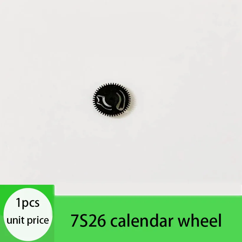 Calendario de movimiento Seiko 7S26, calendario de rueda, calendario de rueda de paso pequeño, rueda de dial rápido, rueda de dial rápido semanal