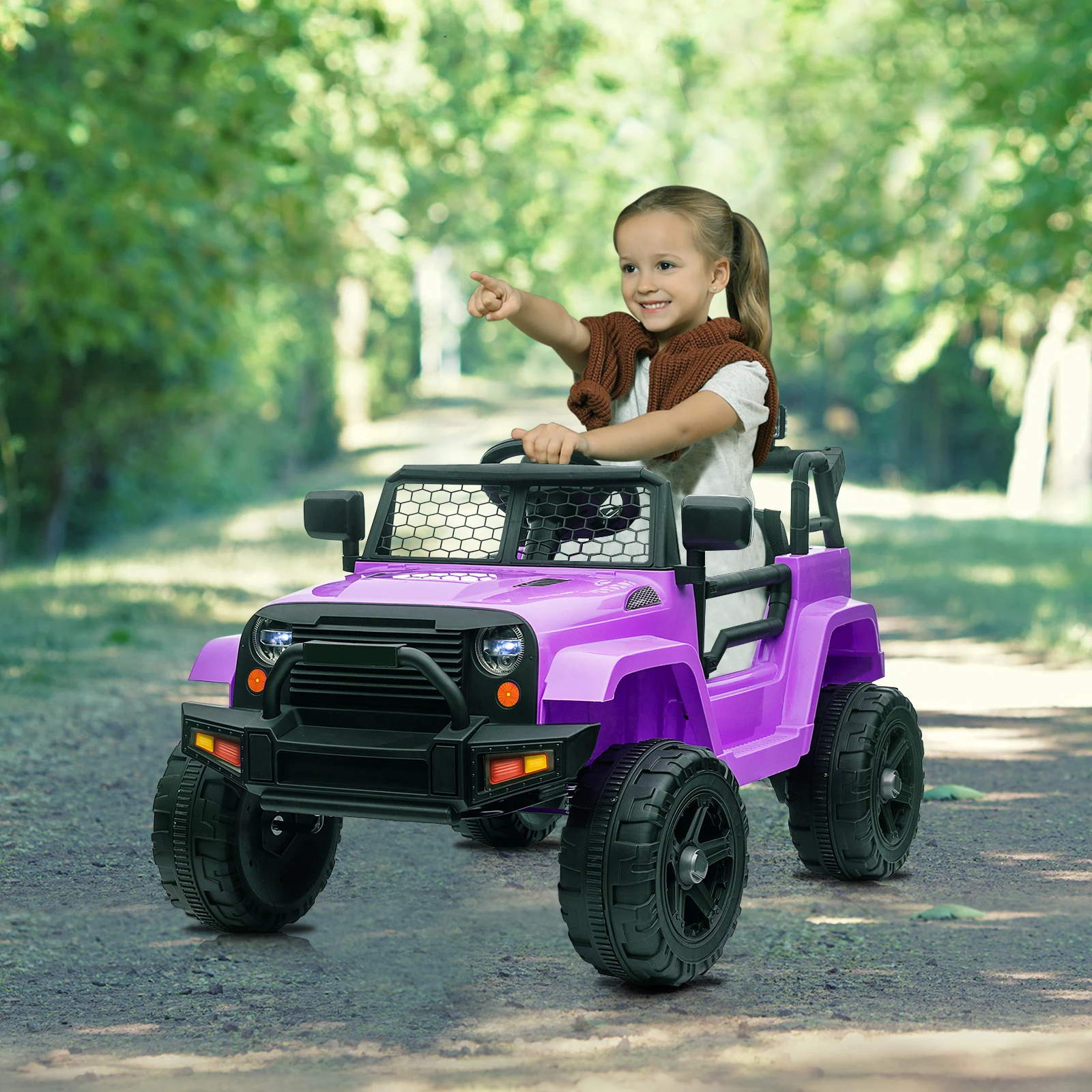 Nieuwe Elektrische Auto Kinderen Rijden Op Auto, Kinderen Elektrische Auto Met Afstandsbediening Dual Drive 12V 4.5a. H Met 2.4G Afstandsbediening Jeep Blac