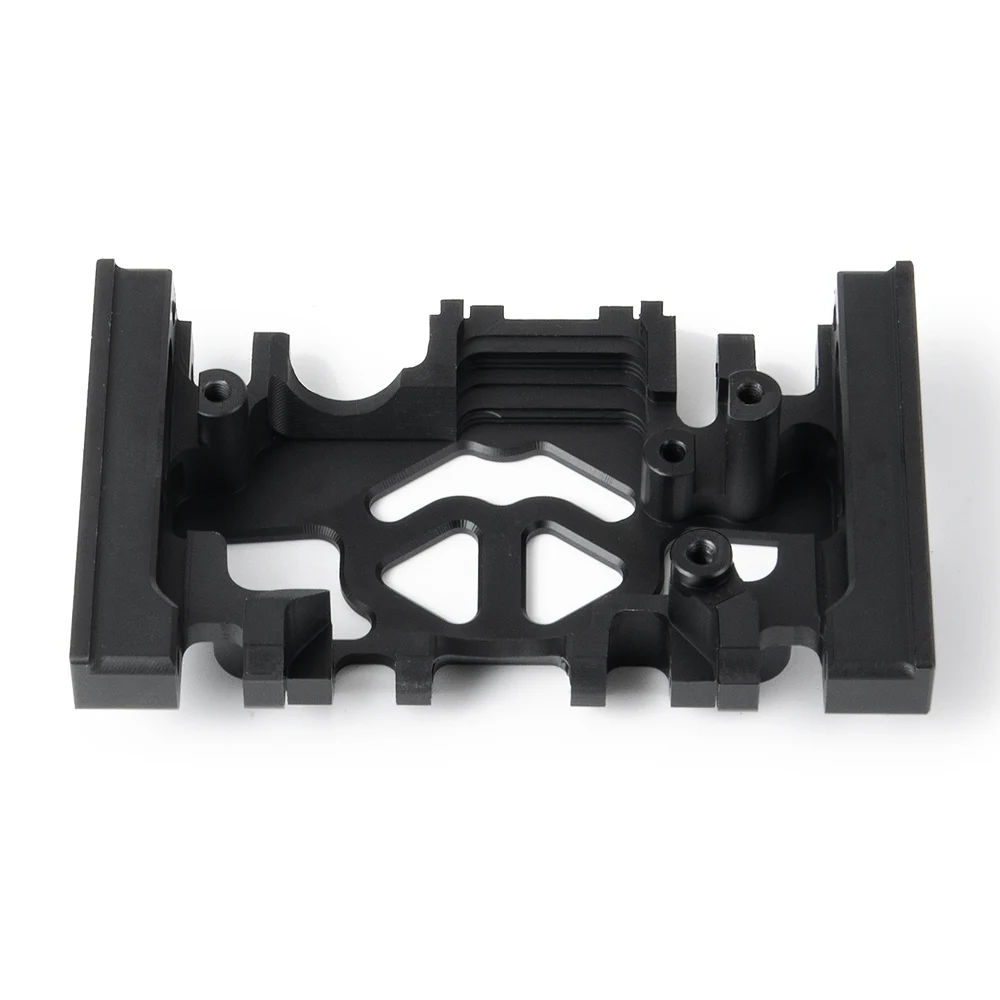 MIBIDAO Metal Aluminum Transmission Gearbox Base Mount Skid Plate For 1/10 TRX-4 TRX4 RC Crawler Upgrade Parts