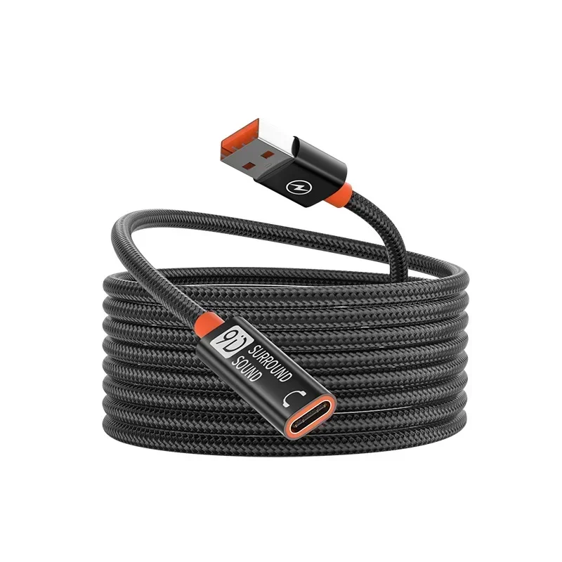 USB 3.0 To Type-C 6A Cable Adapter High Speed Data Cord Male To Female Extension Wire For Laptop Mobile Phone Computer New