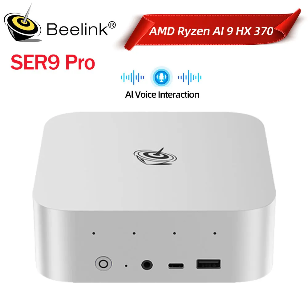 Beelink SER9 PRO HX370 MINI PC Gaming PC With AMD Ryzen AI 9 HX