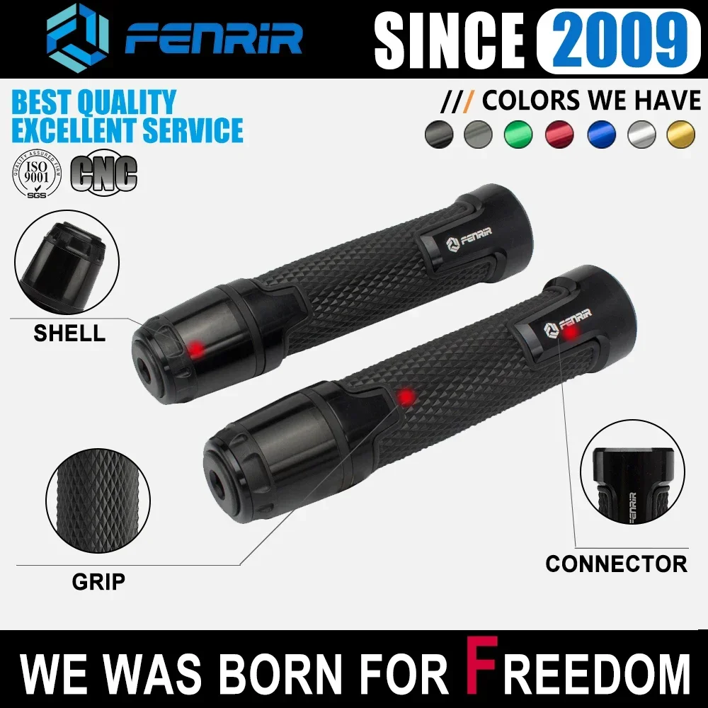 Puños de motocicleta FENRIR para Honda Suzuki Yamaha Benelli BMW Ducati KTM Kawasaki Aprilia Moto Guzzi Royal Enfield KYMCO SYM
