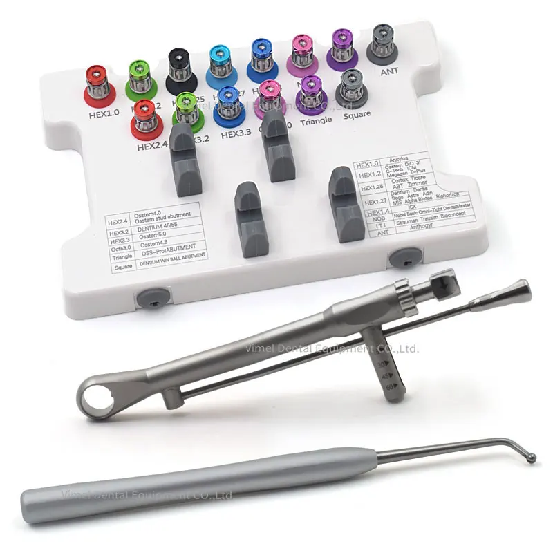 Dental Implant Screw Driver Kit Implant Torque Wrench Screwdriver Prosthetic Kit Ratchet Drivers Dentistry Implant Repair Tools view 3