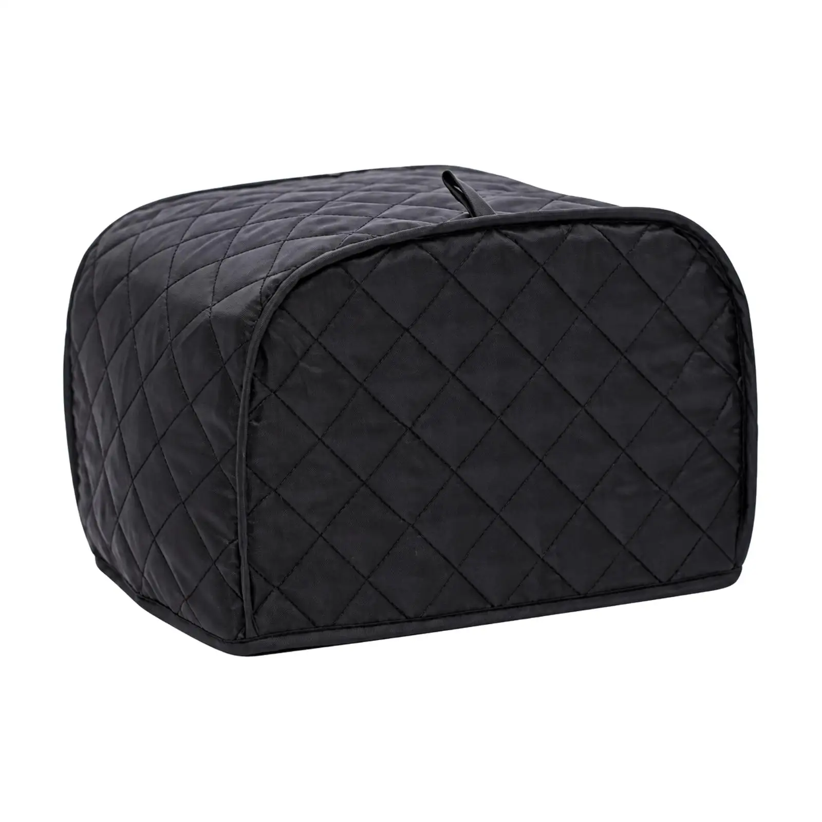Toaster Cover for Kitchen Appliances Dust Protector Rectangular Padded Design with Front Zipper Opening Panel