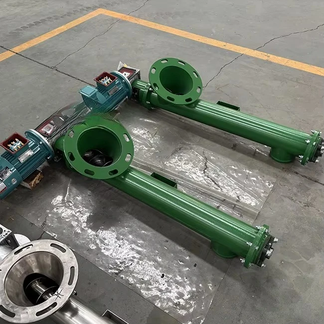 U-Type Helical Feeding Equipment U-type Screw Feeding Equipment Factory Conveyor