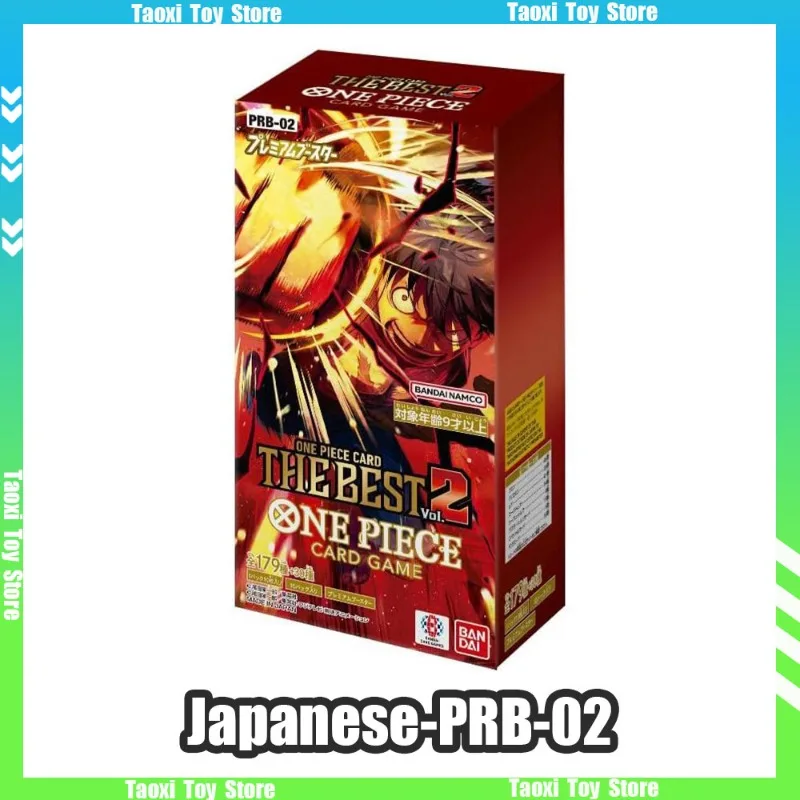 

100% натуральная цельная карточная игра BANDAI TCG, коллекционные карточки, коробка-бустер, японская OPCG-карта PRB-02, коллекционные карты, подарки, игрушки