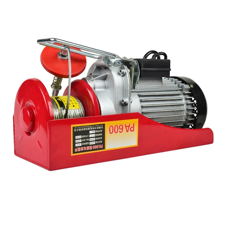 Fast delivery mini electric wire rope hoist 160kg to 300 kg pa1000 mini electric hoist winch