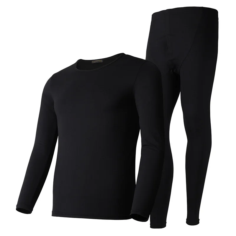 Winter Thermal Underwear Men Women First Layer High Elastic Warm Lovers Seamless Underwear Set Long Johns 3XL AF350