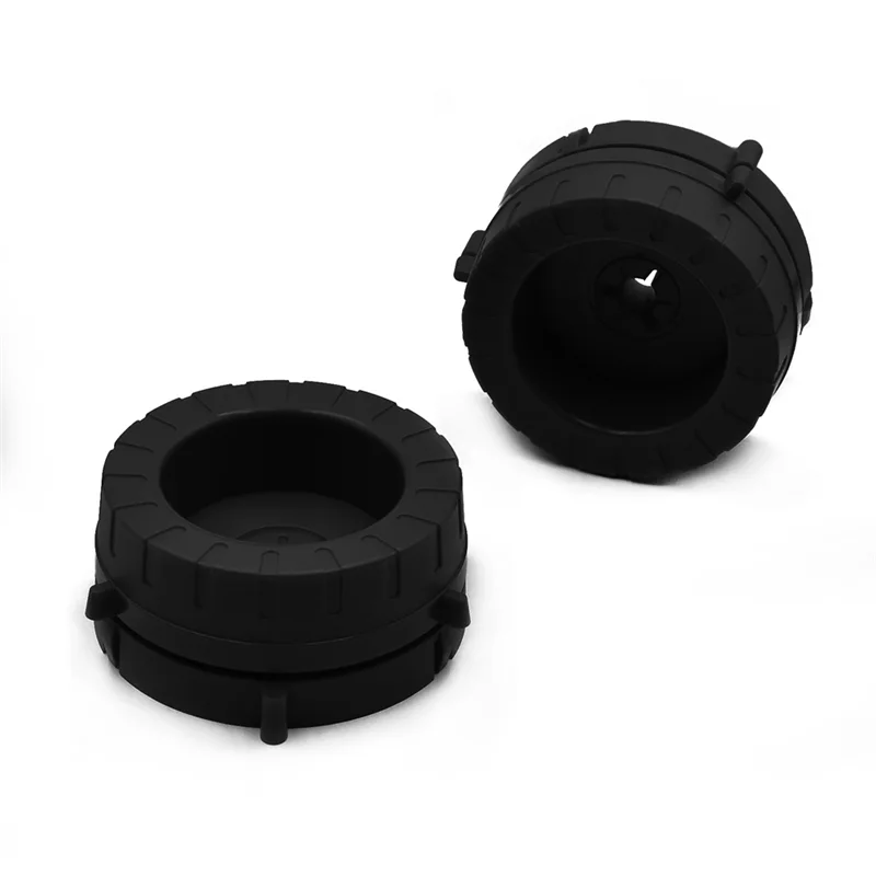 ABSL-Kit de adaptador de base NAB para Tascam, 2 unidades, abrazadera adaptadora de base de plástico para grabadora de cinta de 1/4 de pulgada, color negro