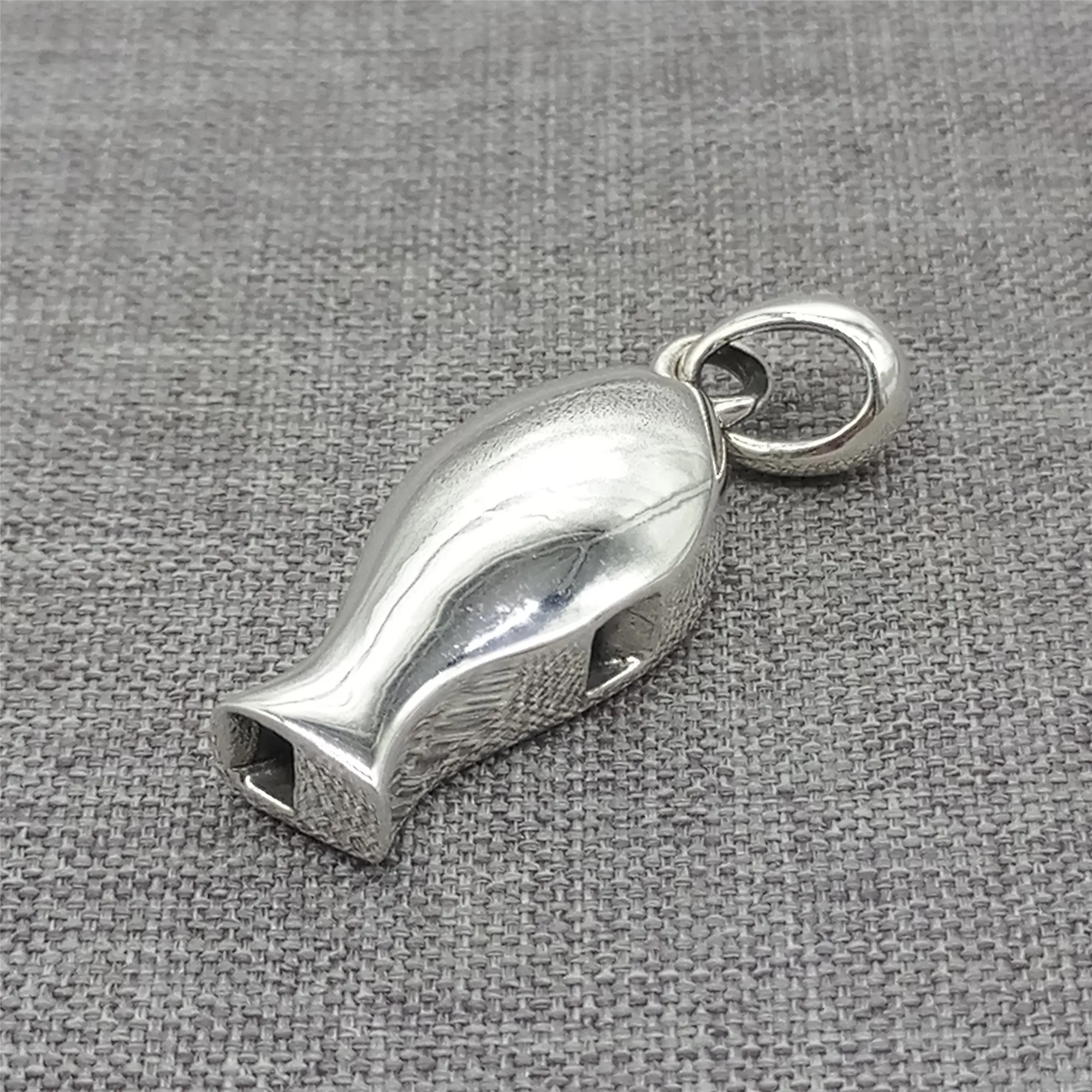 colgante-3d-de-silbato-de-pez-liso-en-plata-de-ley-925-para-la-fabricacion-de-collares