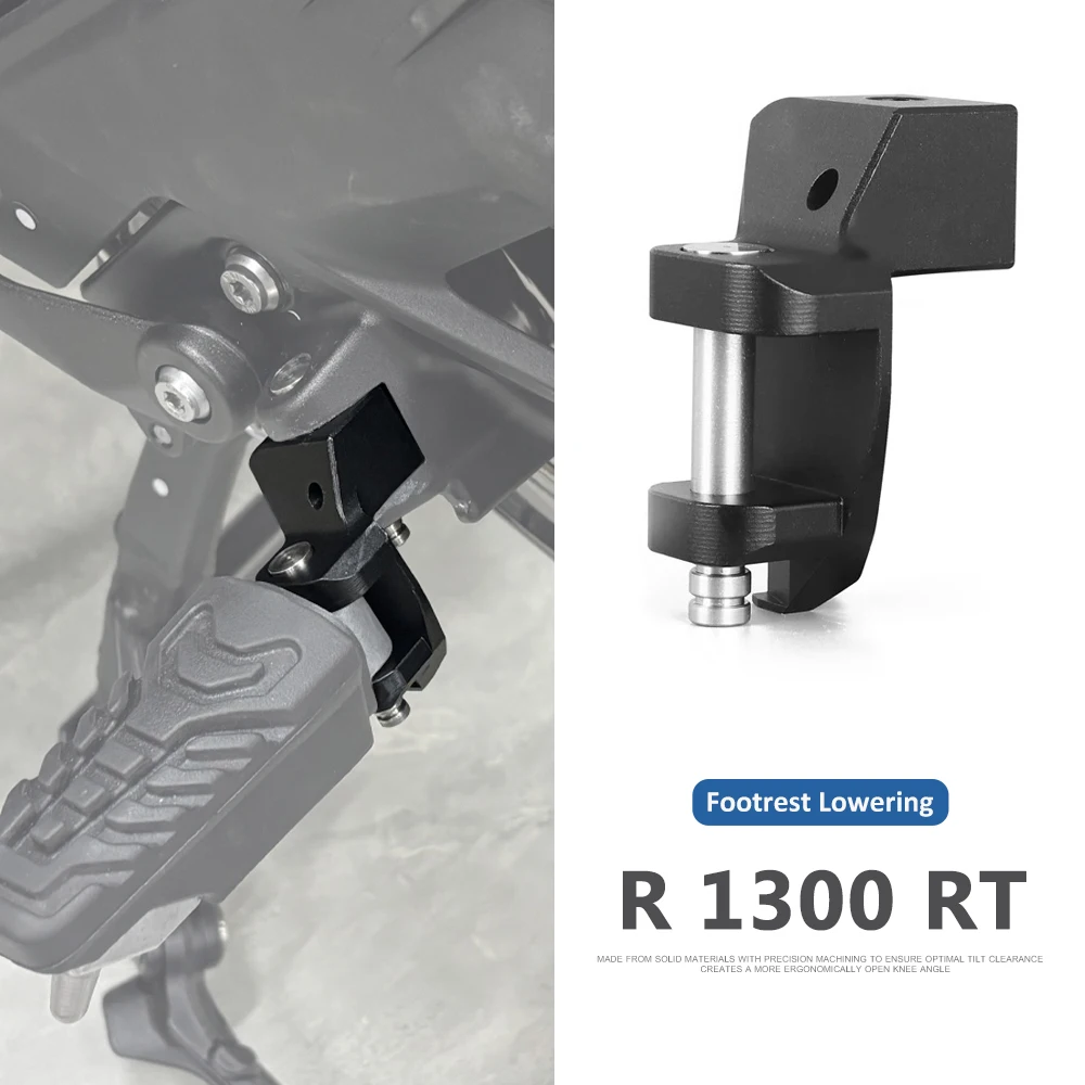 

R 1300RT Footrest Lowering Kit Motorcycle Foot Pegs Aluminium Footrest Expandable Rider Foot Pegs For BMW R1300 RT R 1300 RT