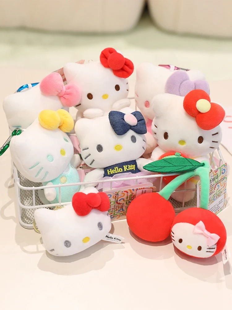 Sanrio Hello Kitty Toy Multiple pendants Plush Soft And Cute Doll Car Pendant