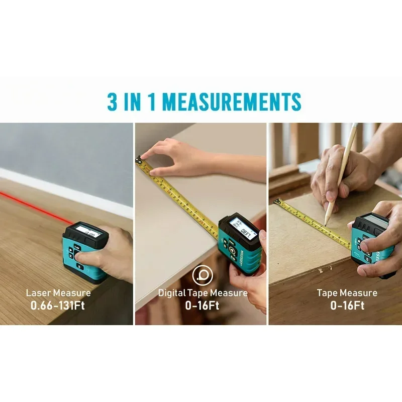 Hot SalesLaser Digital Measures Good Quality 5M 40M Professional Measure Tape DT20