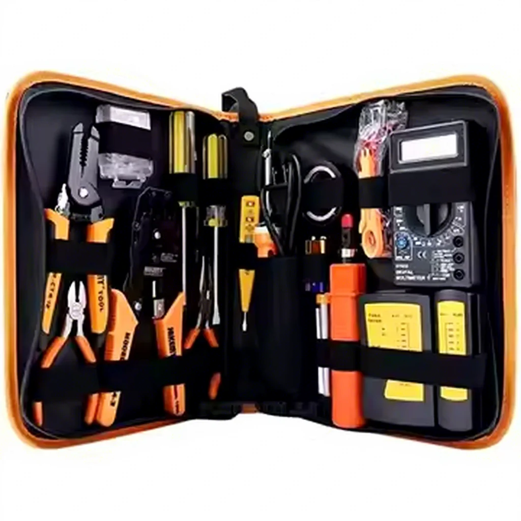 Tester Networking Repair Tool Kit RJ45 RJ11 RJ12 Network Cable Tracker Plier Crimp Crimper Plug Electrical Equipment