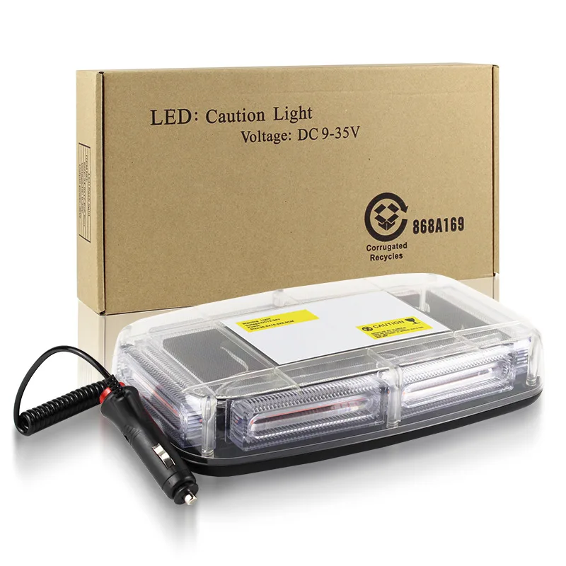 

12-24V COB Mini Short Row Warning Light LED Car Truck Truck Construction Rescue Vehicle Light Flash Light