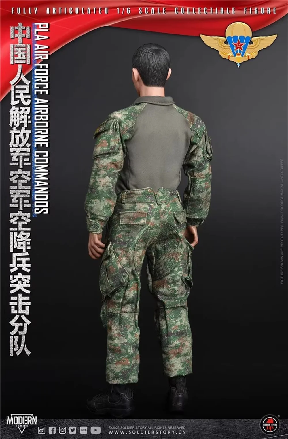 1/6 Soldierstory Asien Soldat Hübscher Kerl Mann Kleid Uniform Tops Hose Taille Gürtel Knie Pad Spielzeug Modell Für 12 "Action Figure SS134