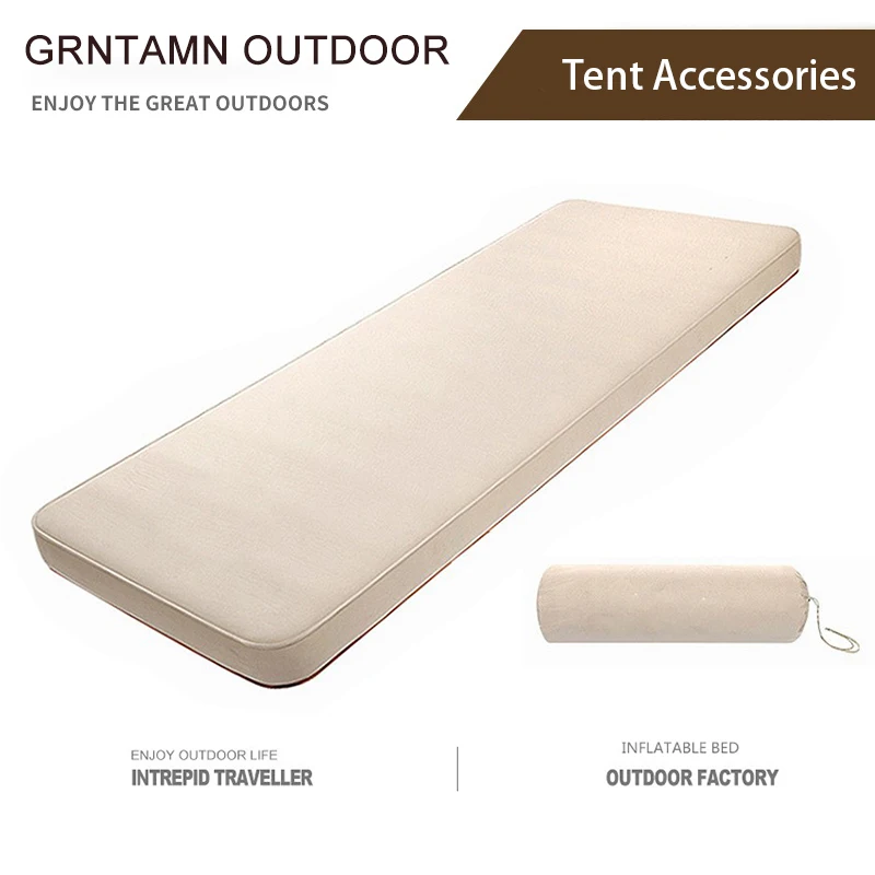 Double Cheese Mattress for Outdoor Camping and Base Camp, Thick, 10cm, Moisture-Proof, Self-Inflating