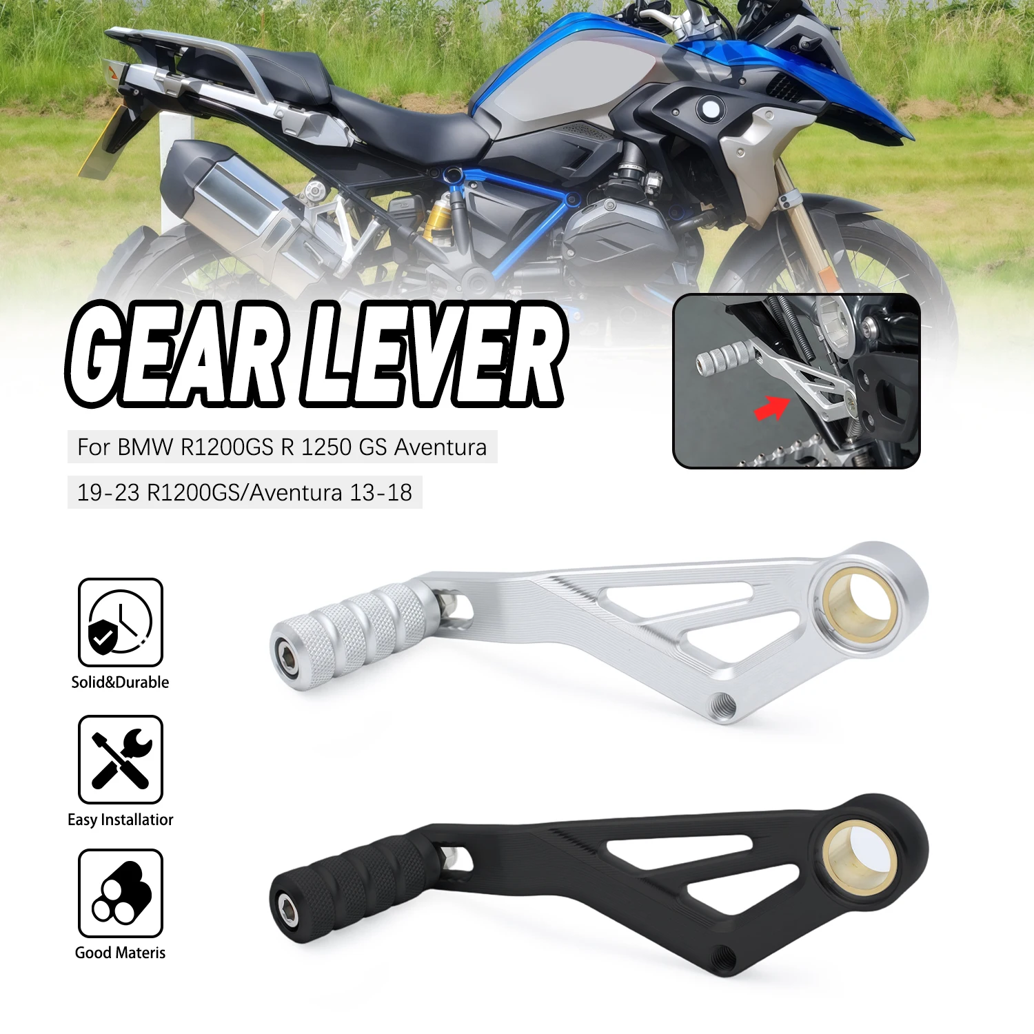 

For BMW R1250GS Adventure 2019-2024 R 1250 GS 2019-2023 For BMW R1200GS Adventure 2013-2018 R 1200 GS Gear Shift Lever