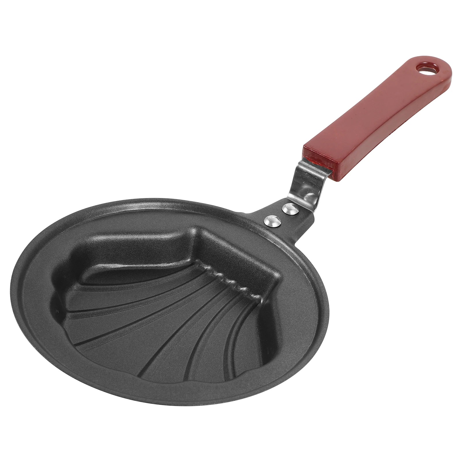 

Mini Frying 12cm Non Stick Egg Pan Breakfast Crepe Pancake Kids Griddle Fry Pan For Eggs Molds Portable Shell Shape