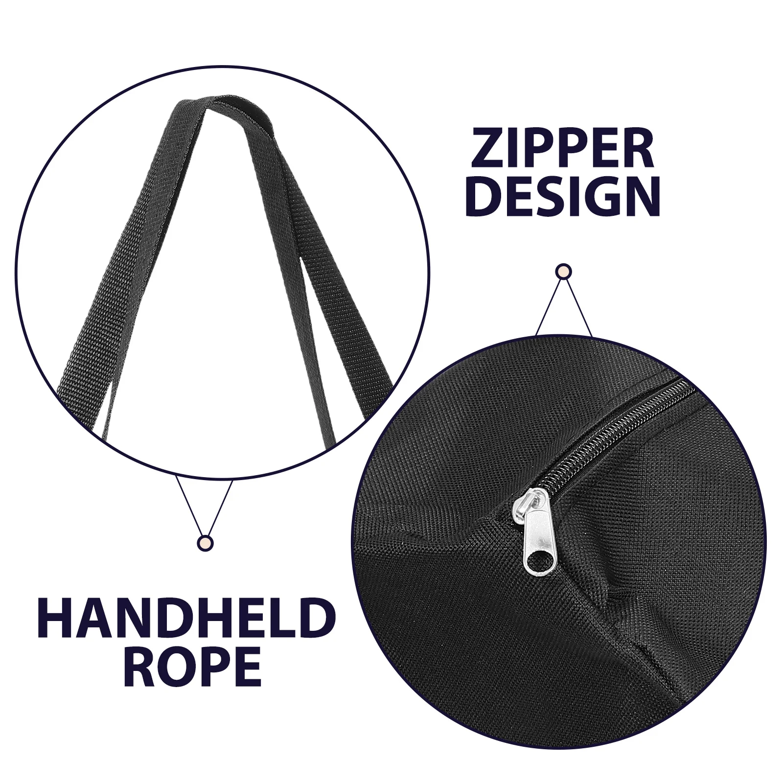 

Heavy Duty Towing Rope Storage Bag Large Capacity Trailer Tow Strap Organizer Quick Zipper Closure Durable Outdoor Supplies For