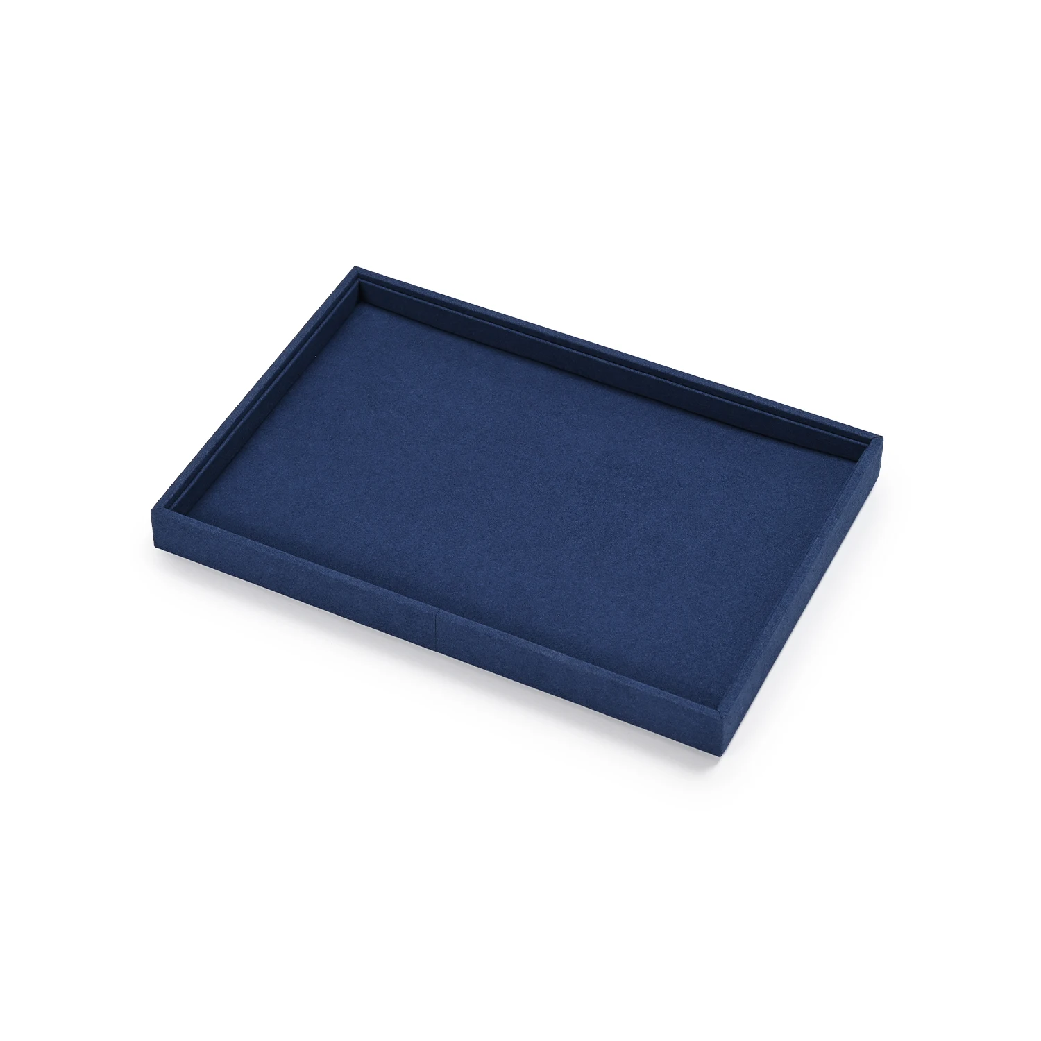 Oirlv Luxurious Blue Jewelry Tray Premium Display & Storage for Fine Jeweler Perfect for Organizing Rings Necklaces Earrings