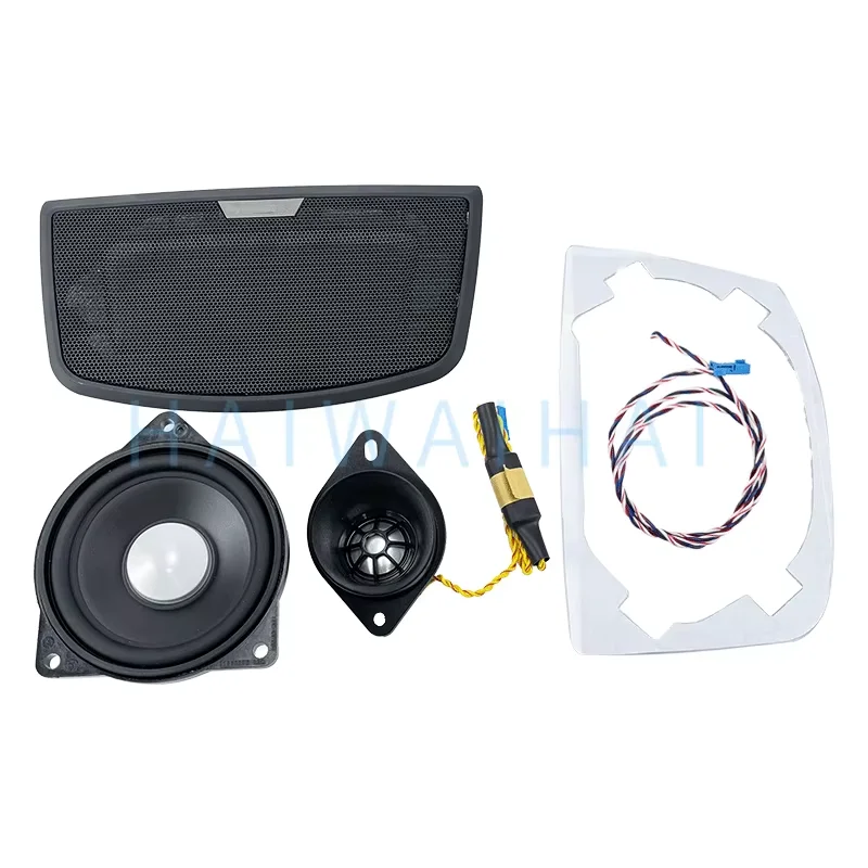 

For BMW 3 4 Series F30 F31 F32 F34 3GT Car Center Console Speaker Cover tweeters 4 inch midrange speaker dashboard loudspeaker